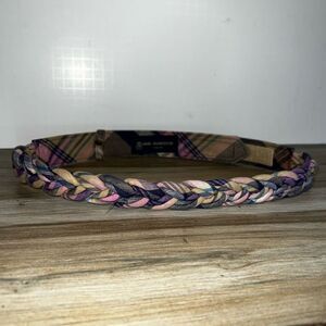 Ginnie Johansen Vintage Woven Belt Womens Medium Multicolor Material & Metal